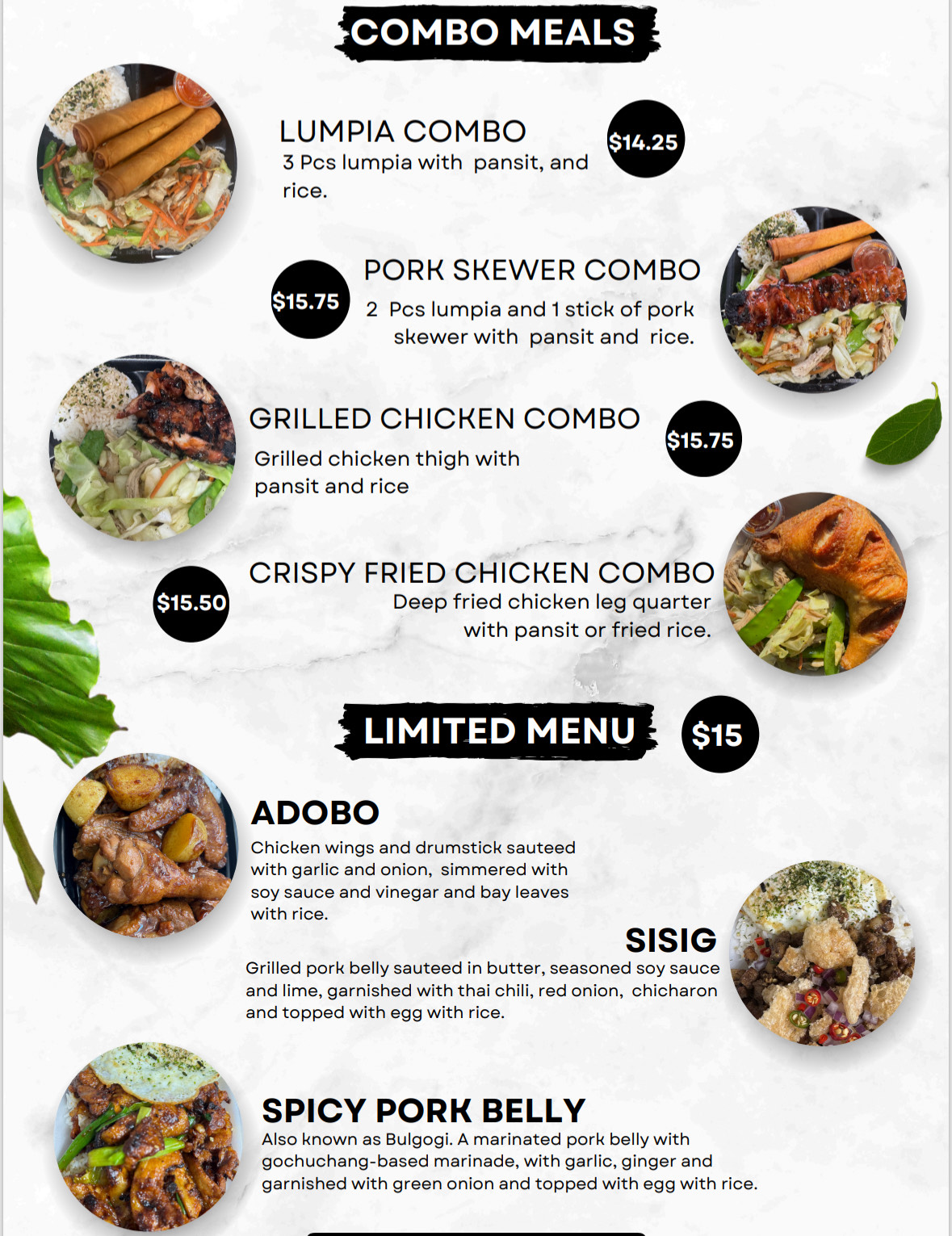 Filipin go Menu 2025 pg 2